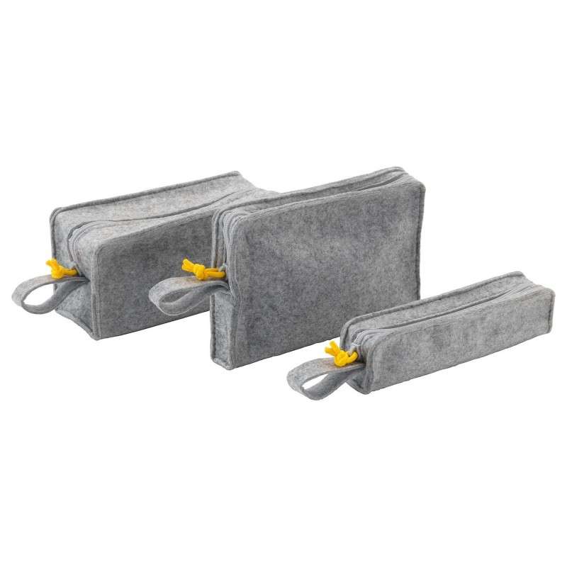  کیف لوازم آرایش ایکیا مدل KNALLBAGE مجموعه 3 عددی