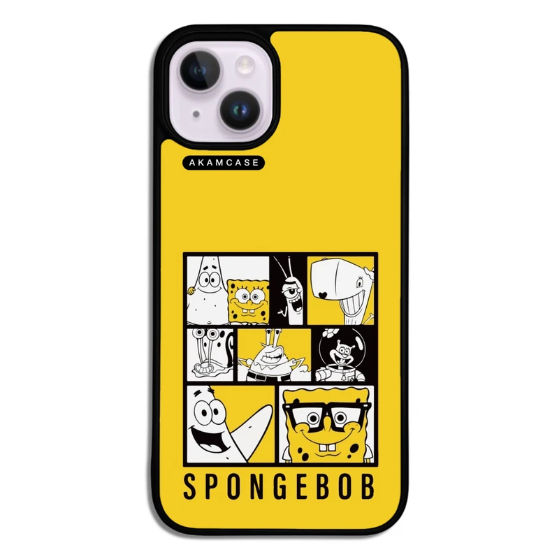 کاور آکام مدل AMC-WA14-SPONGE BOB3 مناسب برای گوشی موبایل اپل iPhone 14