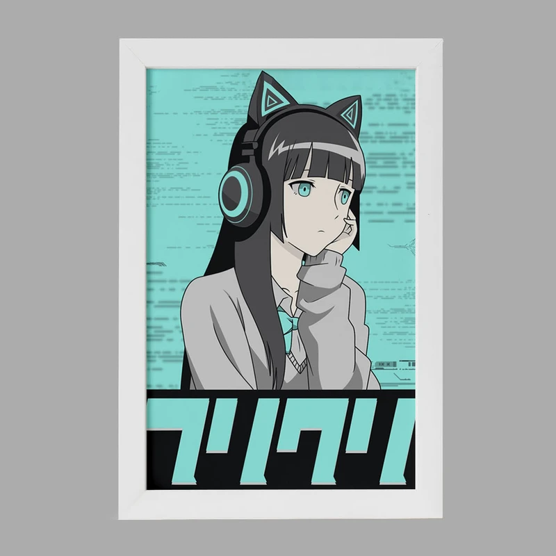 تابلو خندالو مدل هیدومی انیمه فولی کولی  کد 23584