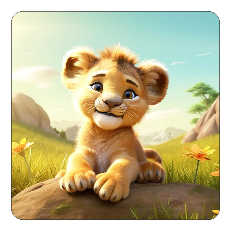 مگنت کاکتی طرح حیوانات کارتونی مدل mp27329