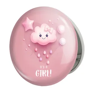 آینه جیبی خندالو طرح تعیین جنسیت مدل تاشو کد 10949 