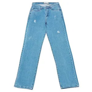 شلوار جین زنانه مدل بگ کد K-BA-A