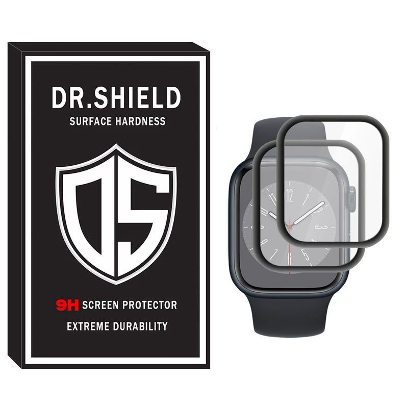 محافظ صفحه نمایش دکتر شیلد مدل DR_07 مناسب برای ساعت هوشمند اپل Apple Watch Series 8 SE Aluminum Case 41mm بسته دو عددی