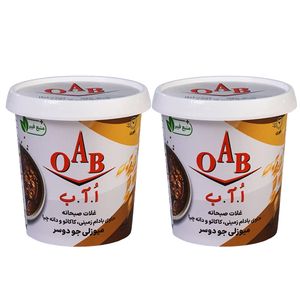 غلات صبحانه جو دوسر کشمش و دانه چیا اُ آ ب - 55 گرم مجموعه 2 عددی