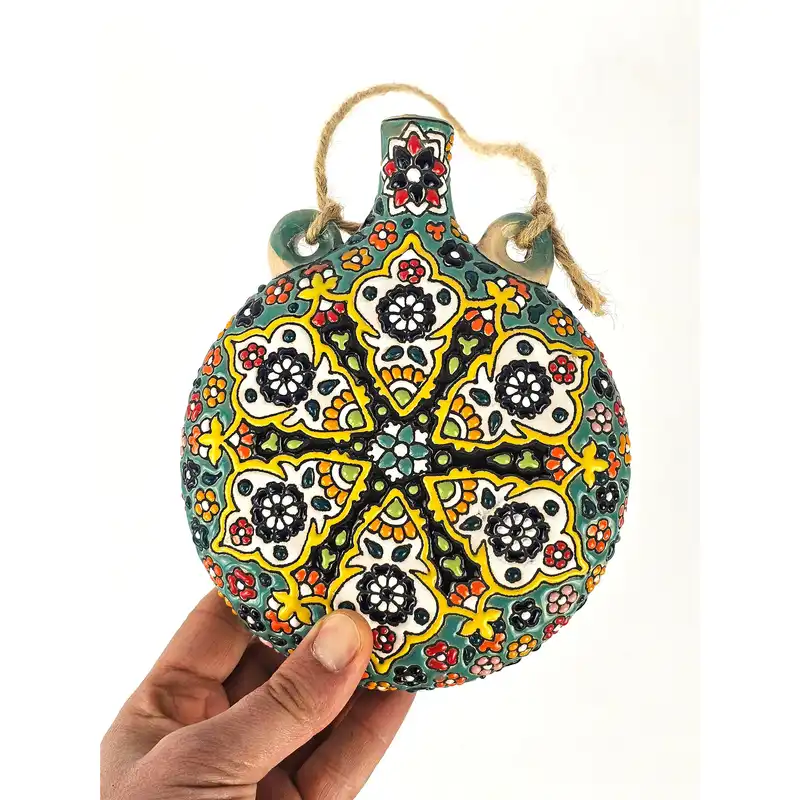 آویز میناکاری مدل اسلیمی