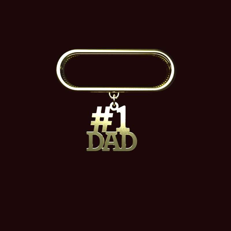 آویز ساعت طلا 18 عیار زنانه مدوپد مدل #1 dad کد SM1-1063 آویز ساعت طلا 18 عیار زنانه مدوپد مدل #1 dad کد SM1-1063