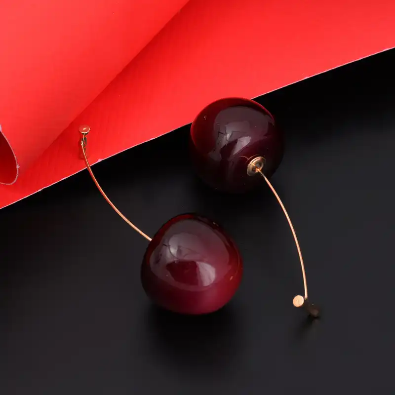 گوشواره زنانه ماصرم مدل گیلاسی کد ER2091