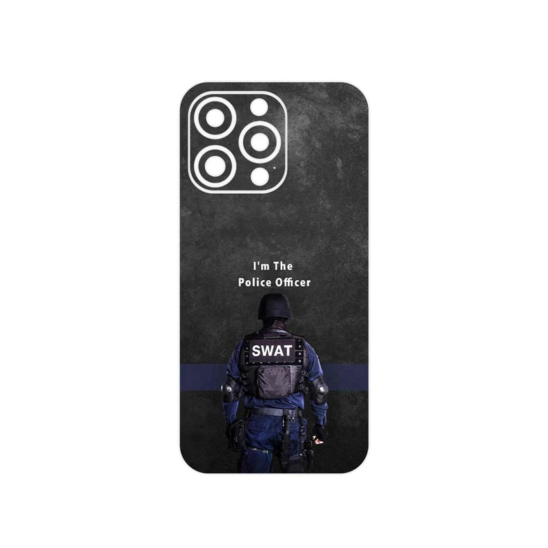 برچسب پوششی ماهوت مدل Police Officer مناسب برای گوشی موبایل اپل iphone 13 Pro