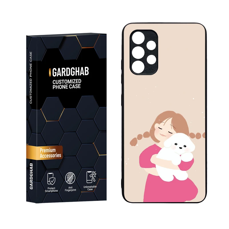 کاور گارد قاب مدل دورژله ای دخترانه مناسب برای گوشی موبایل  سامسونگ Galaxy A32 4G