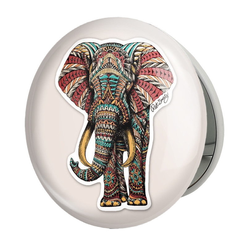 آینه جیبی خندالو طرح فیل مدل تاشو کد 5093 