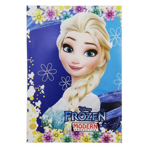 دفتر شطرنجی 40 برگ مدرن طرح فروزن کد 475