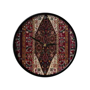 ساعت دیواری مدوپد طرح قالیچه مرغی لچکی مدل C-balouch32