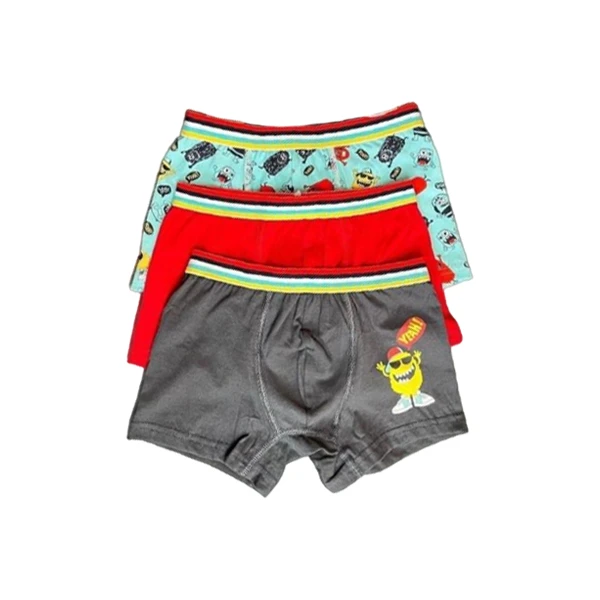 شورت پسرانه مدل میکروب بسته 3 عددی