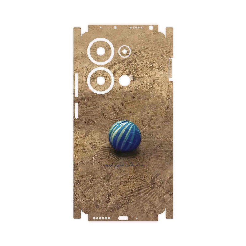 برچسب پوششی ماهوت مدل Ball Nostalgia-FullSkin مناسب برای گوشی موبایل شیائومی Poco M6 Pro 4G