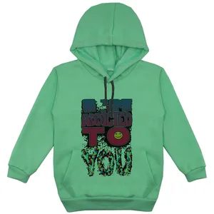 هودی پسرانه مدل F31 TO YOU رنگ سبز