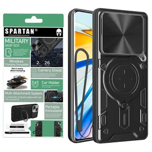 Spartan Magnet Ring Strap Cover for Xiaomi Poco F6 5G / Redmi Turbo 3