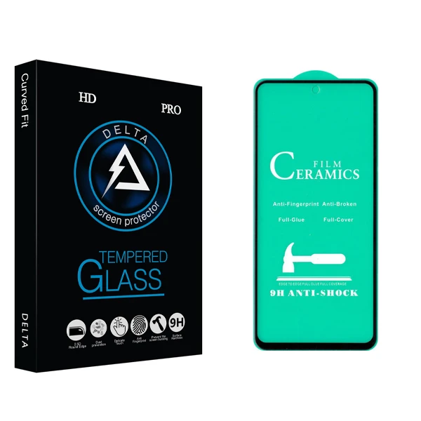 محافظ صفحه نمایش سرامیکی دلتا مدل HD مناسب برای گوشی موبایل شیائومی Redmi Note 9 Pro / Note 9S