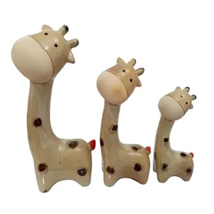 مجسمه مدل خانواده زرافه مجموعه 3 عددی