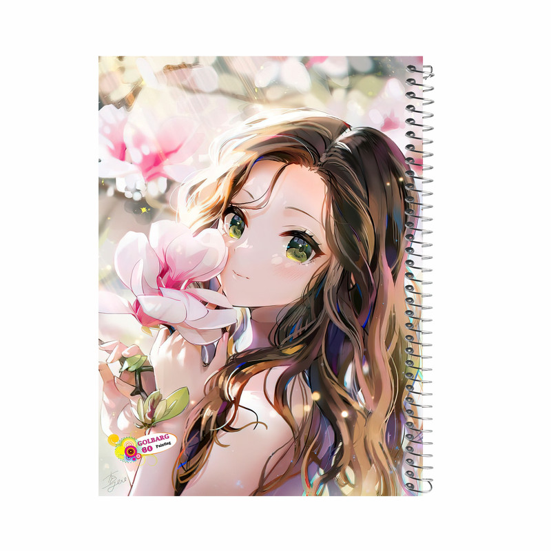 دفتر نقاشی 60 برگ گلبرگ مدل انیمه کد 2802