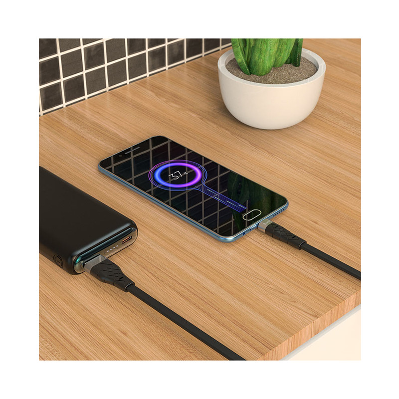 خرید و قیمت کابل تبدیل USB به MICROUSB هوکو مدل X53 Silicon طول 1 متر