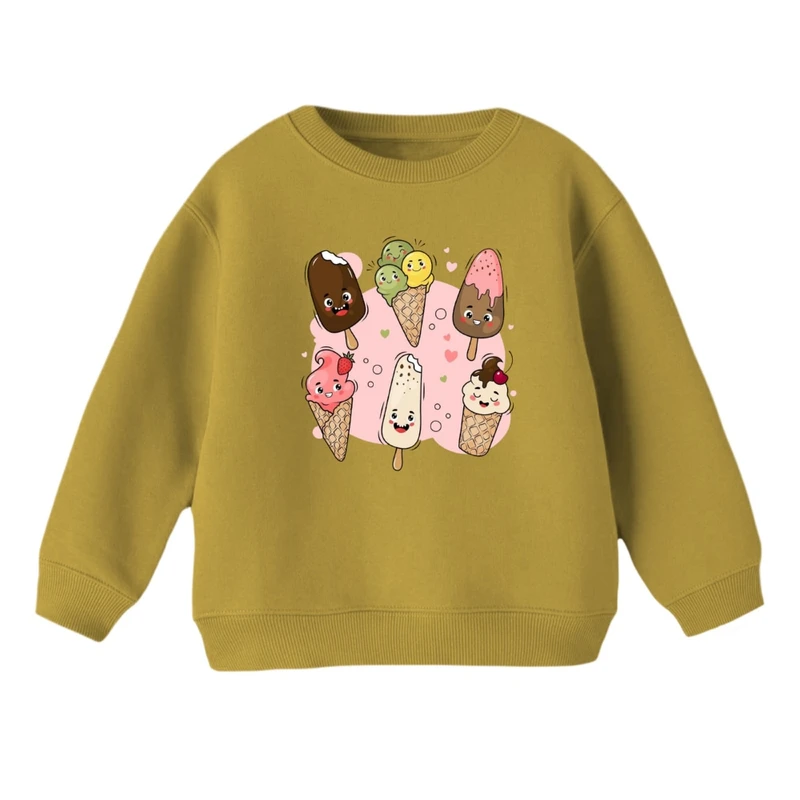 سویشرت بچگانه مدل بستنی های خوشحال