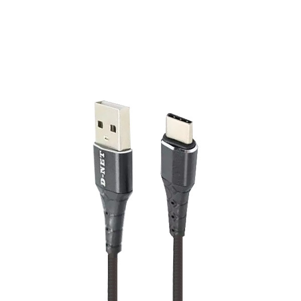 کابل تبدیل USB به USB-C دی نت مدل V-23 طول 1 متر