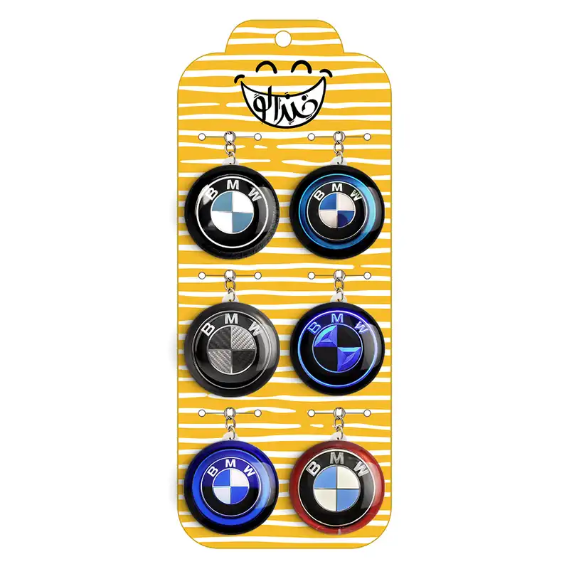 جاکلیدی خندالو مدل بی ام دبلیو BMW کد 1471A مجموعه 6 عددی