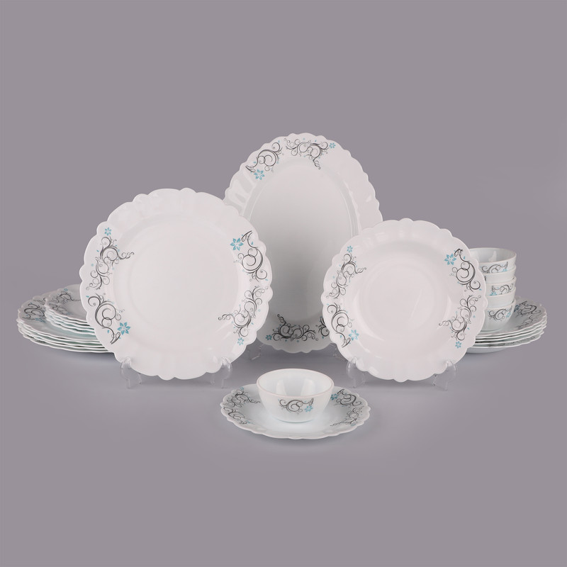 سرویس غذاخوری 25 پارچه 6 نفره مدل اینتیمینی