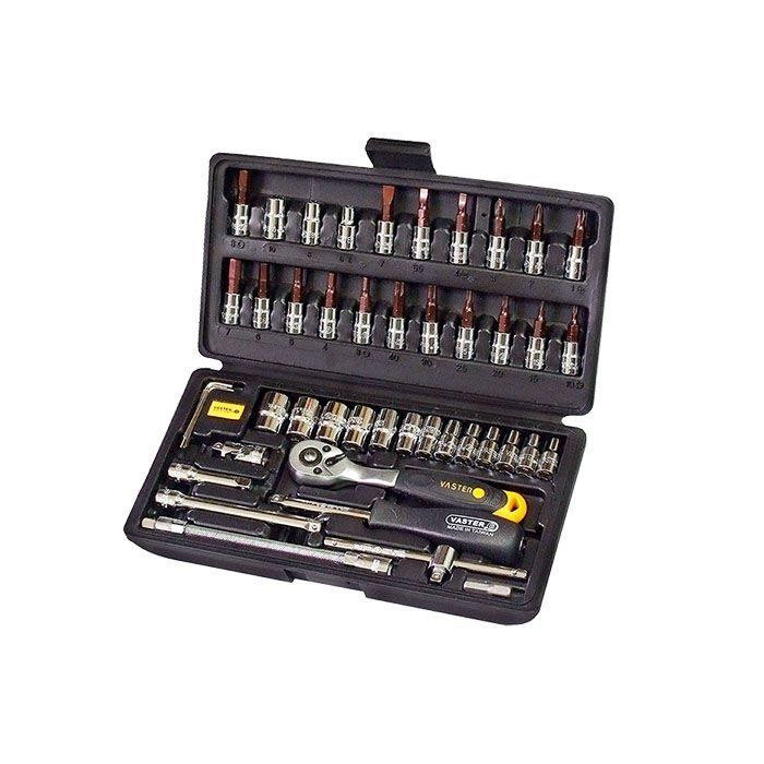 آچار بکس واستر مدل VAST - 46 مجموعه 46 عددی آچار بکس واستر مدل VAST - 46 مجموعه 46 عددی