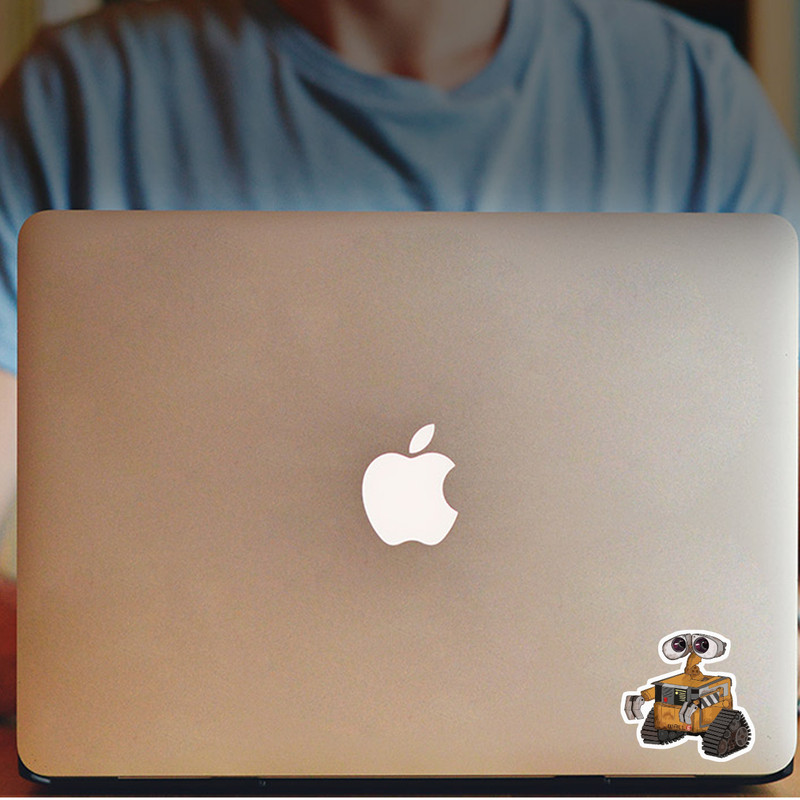 برچسب لپ تاپ پویا مارکت طرح وال ای کد 2846