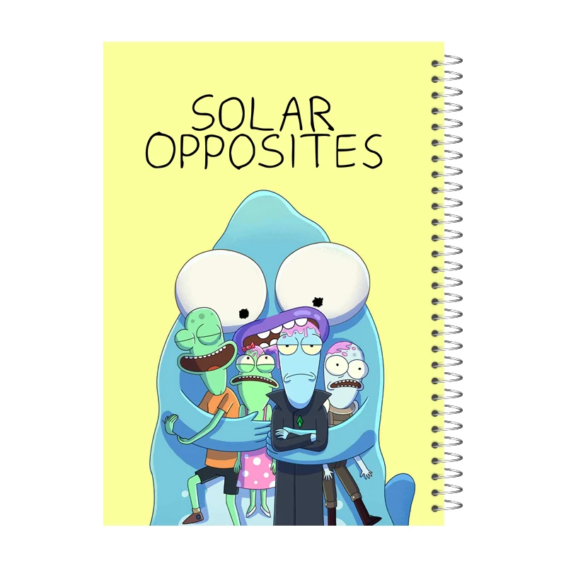 دفتر یادداشت 60 برگ آی چاپ مدل solar opposites کد 769