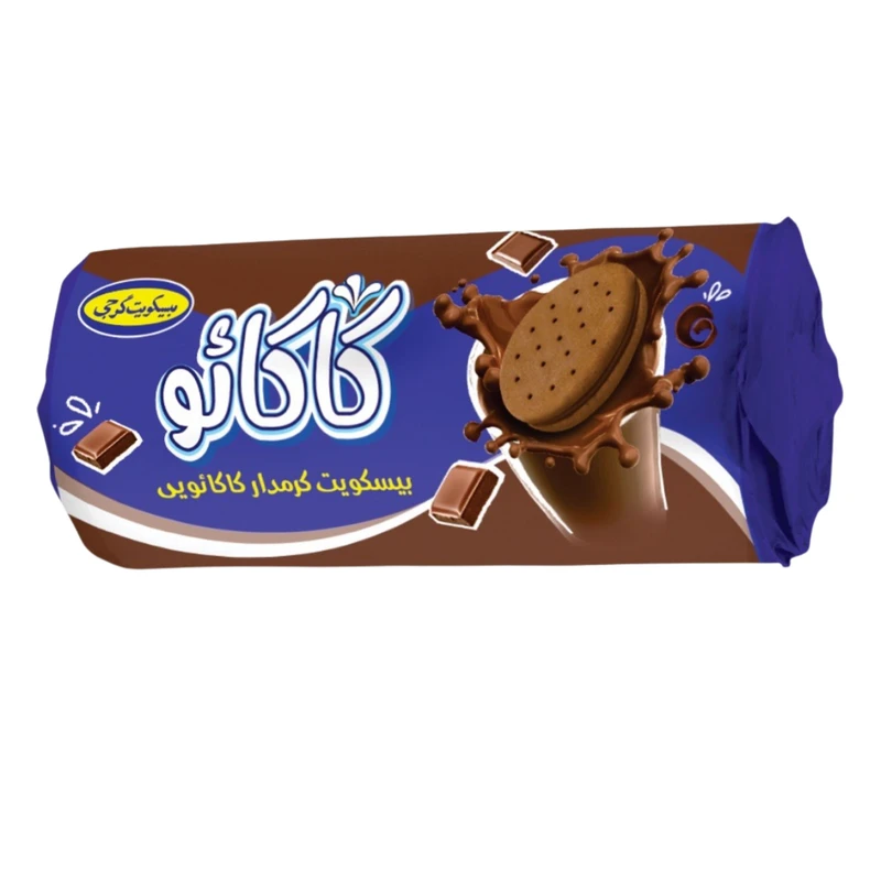 بیسکویت کرم‌دار کاکائو گرجی - 140 گرم