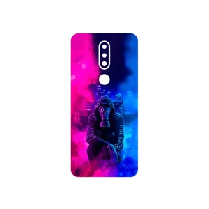 MAHOOT Smoke Rainbow Digital Art 2 Cover Sticker for Nokia 7.1