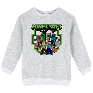 سویشرت پسرانه مدل X49 طرح ماینکرفت