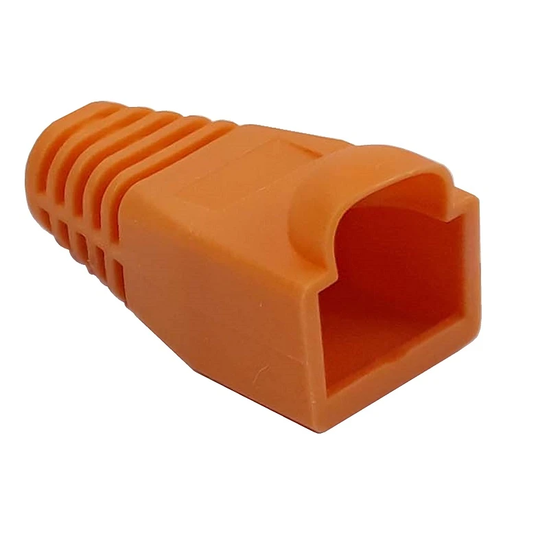  کاور کانکتور RJ45 مدل cat5 8p8c بسته 100 عددی