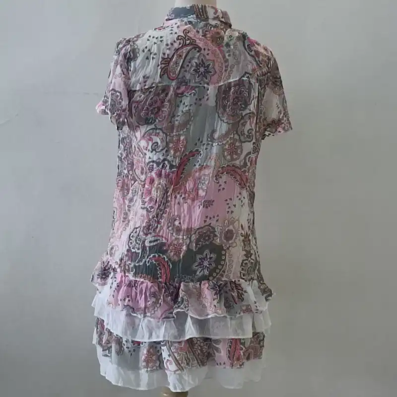 پیراهن زنانه مدل چین دار مجلسی