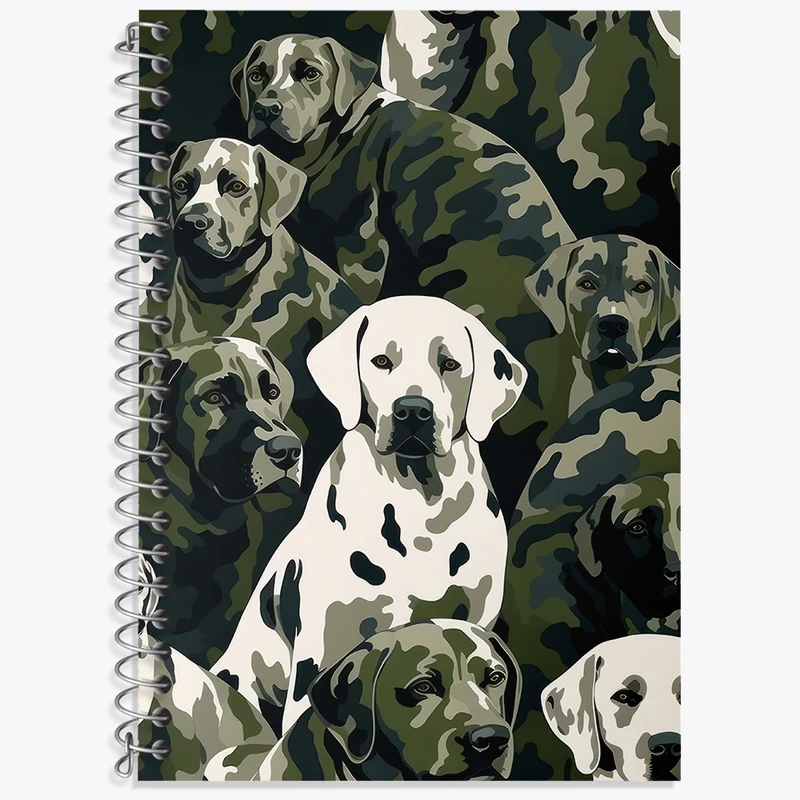 دفتر زبان 50 برگ خندالو مدل دو خط طرح سگ کد N753