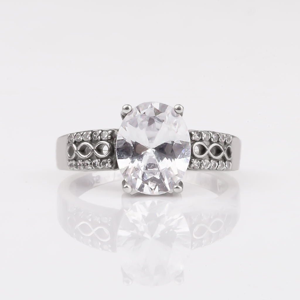 انگشتر نقره زنانه مدل 21825