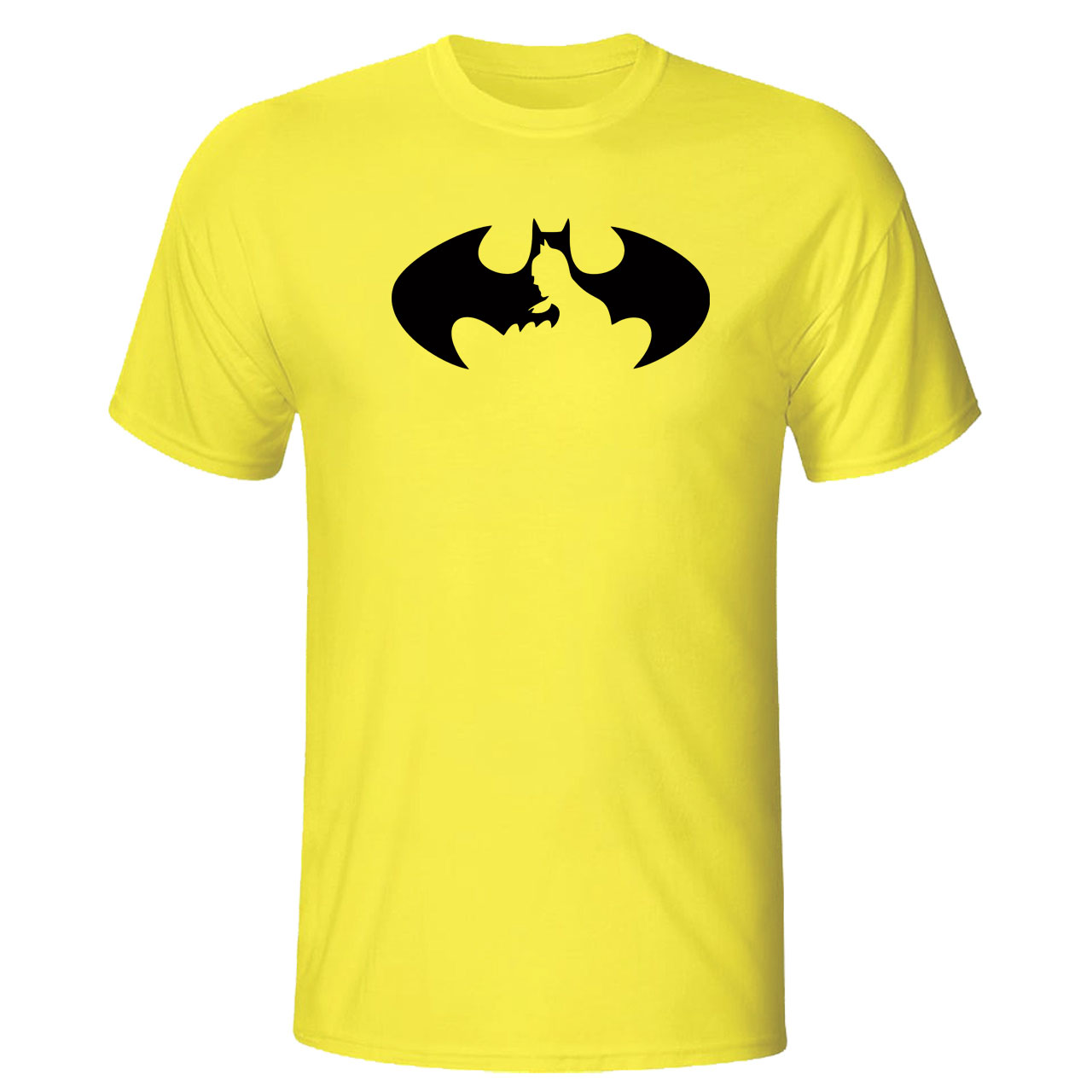 تیشرت مردانه  طرح batman کد 43267 رنگ زرد