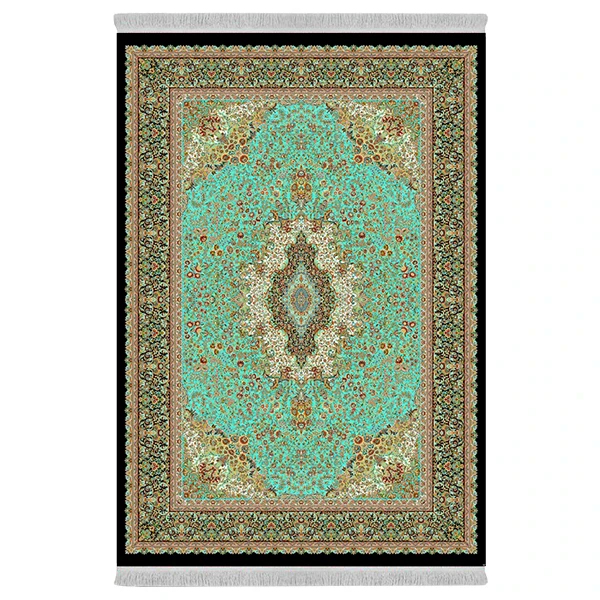 فرش پارچه‌ای دفه مدل فرشینه طرح مدرن کد 1015