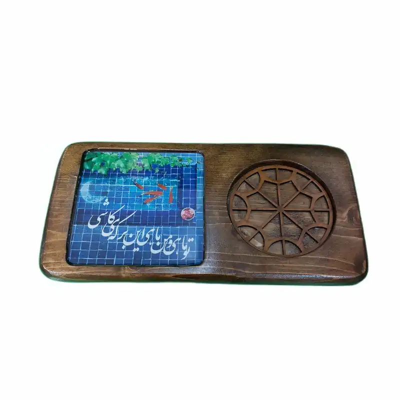 زیر لیوانی چوبی مدل 106