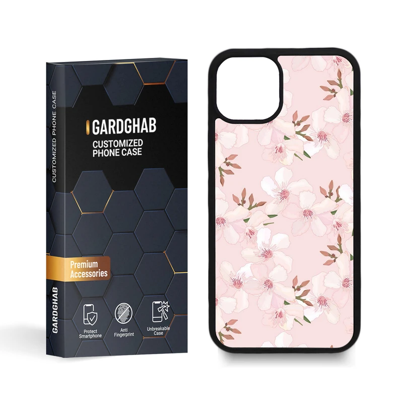 کاور گارد قاب مدل گل مناسب برای گوشی موبایل اپل iPhone 13