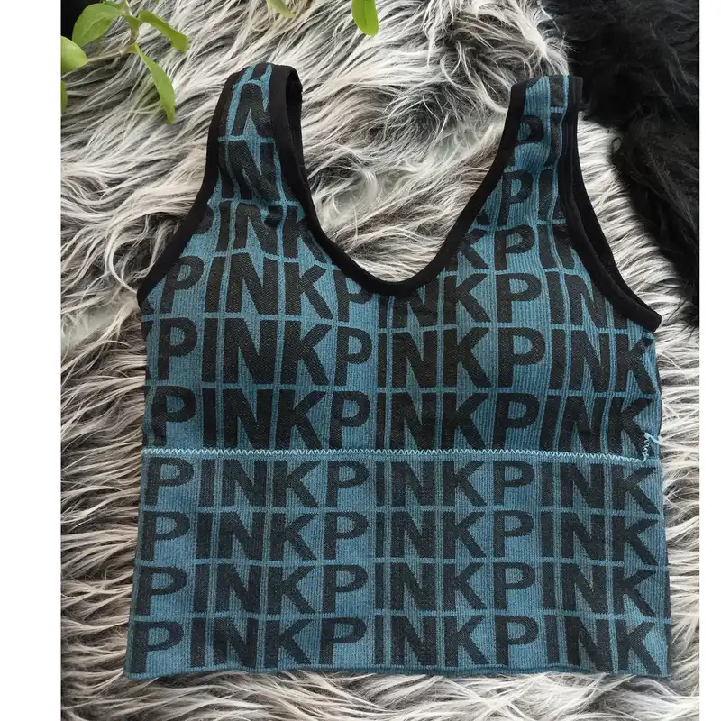 نیم تنه ورزشی زنانه مدل PINK کد BL