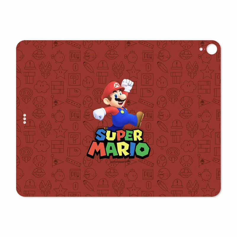 برچسب پوششی ماهوت مدل Super-Mario-Game مناسب برای تبلت اپل iPad Pro 12.9 (GEN 3) 2018 A2014