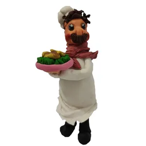 مجسمه مدل استند تزئینی سرآشپز مدل ndoll کد552