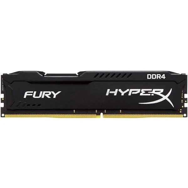 رم دسکتاپ ddr4 تک کاناله 3200 مگاهرتز cl16 کینگستون مدل hyperx fury ظرفیت 16 گیگابایت