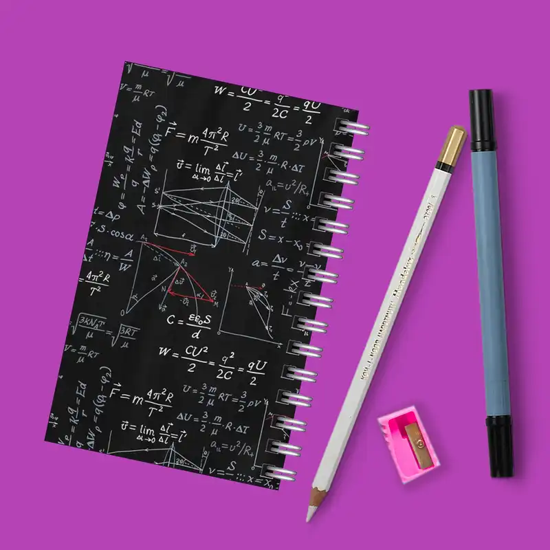 دفترچه یادداشت مدل to do list طرح ریاضی و فیزیک کد 5758593