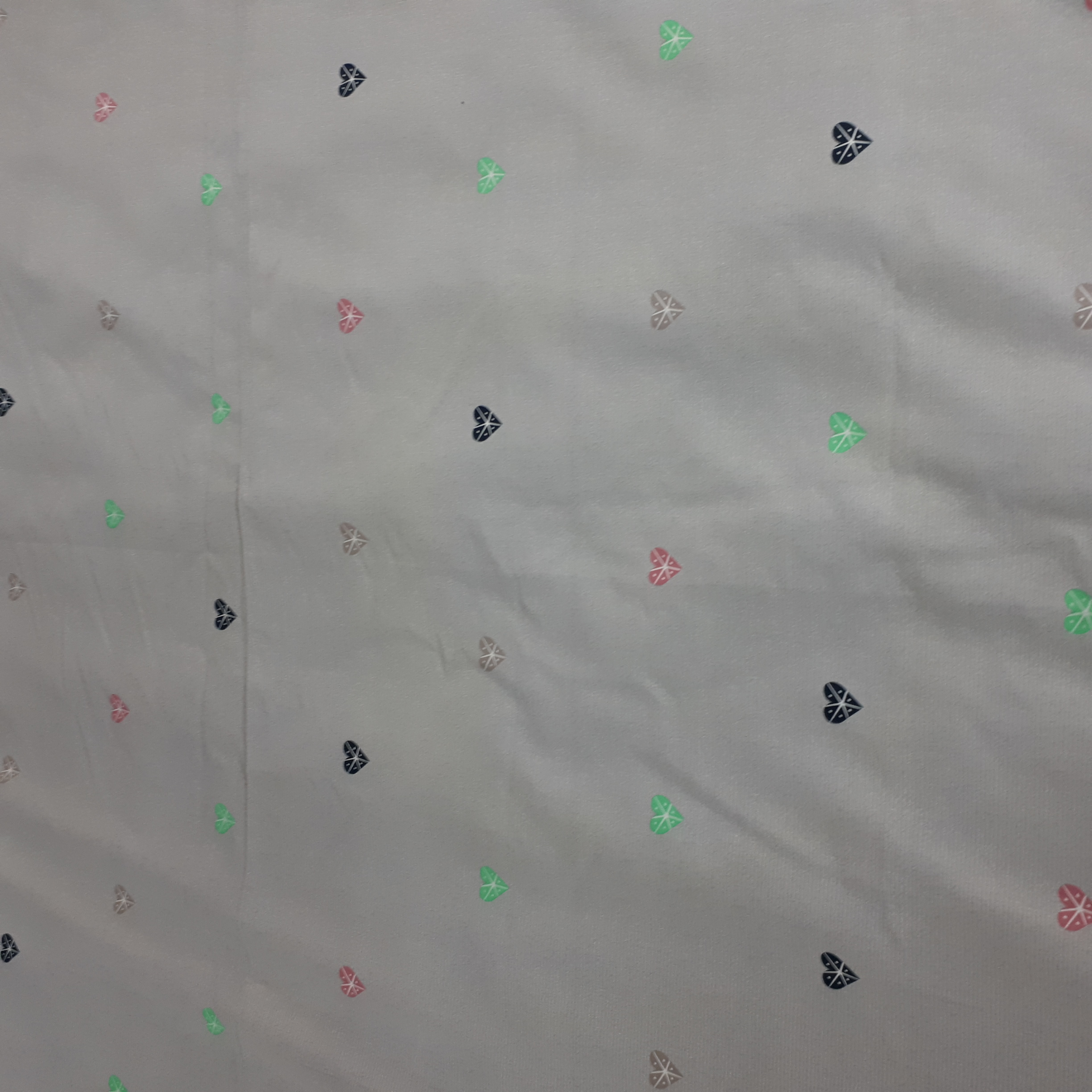 پارچه ملحفه کوکو جم مدل زی قلبی طوس