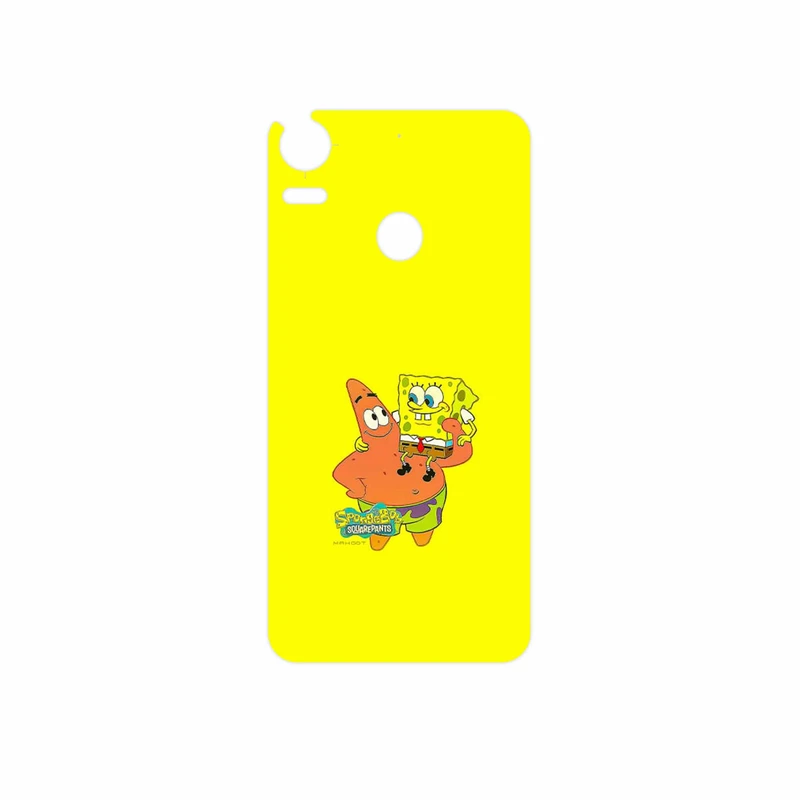 برچسب پوششی ماهوت مدل SpongeBob SquarePants مناسب برای گوشی موبایل اچ تی سی Desire 10 Pro