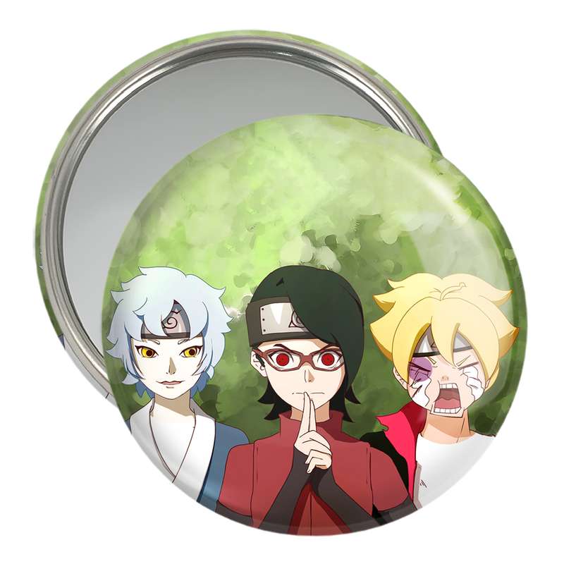آینه جیبی خندالو مدل سارادا و بوروتو و میتسوکی انیمه بوروتو Boruto  کد 15724